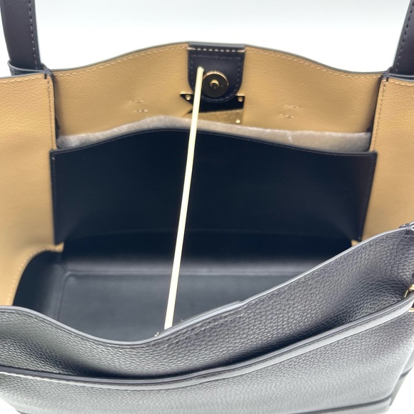 Michael Kors Reed Large Belted Tote Bag Black - Picture 5 of 10